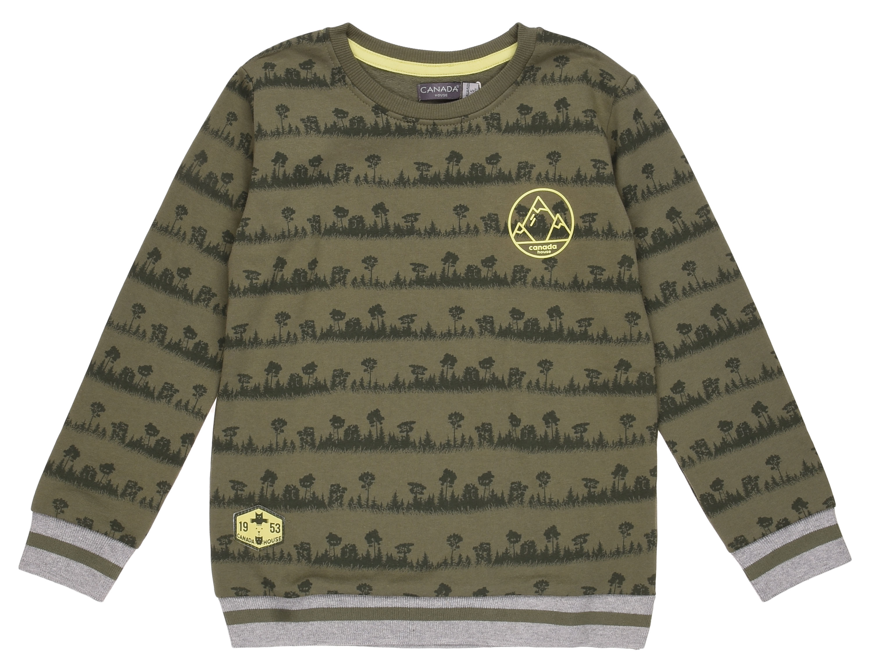 

Свитшот Canada House S1JO4404-702SC 116 см Темно-зеленый