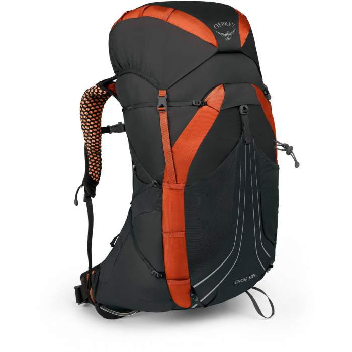 

Рюкзак Osprey Exos 58 L Blaze Black чорний