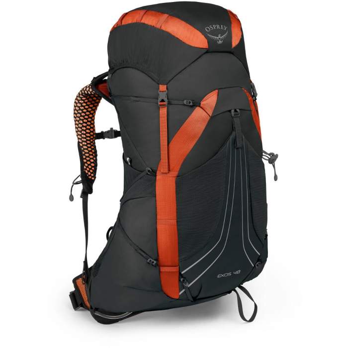 

Рюкзак Osprey Exos 48 S Blaze Black чорний