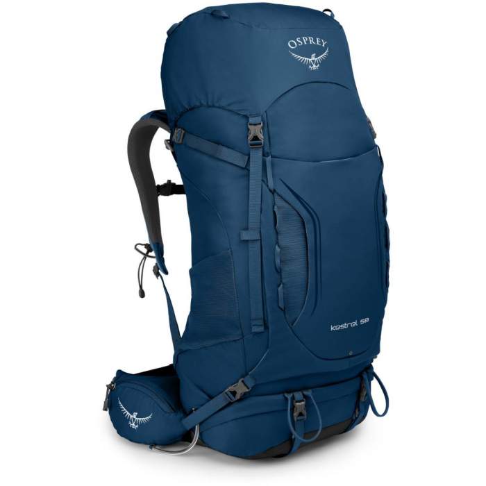 

Рюкзак Osprey Kestrel 58 Loch Blue S/M синій