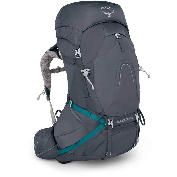 

Рюкзак Osprey Aura AG 50 S Vestal Grey сірий