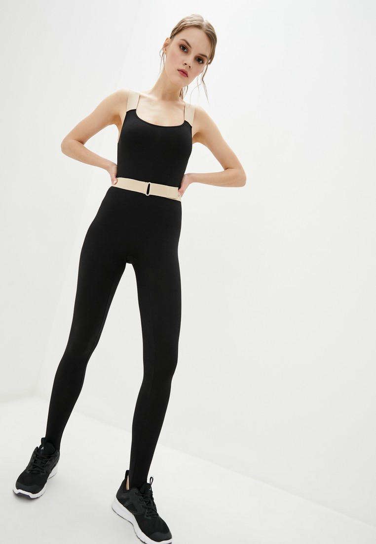 

Спортивный женский комбинезон для йоги Twinsber Nude Black, размер M