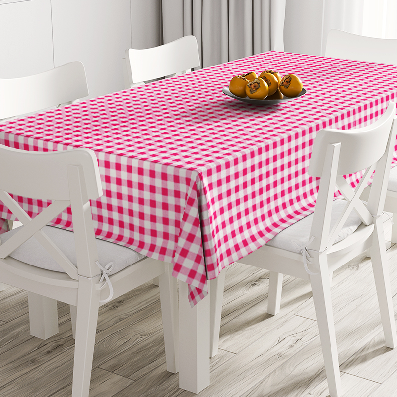 

Скатерть Time Textile Клетка розовая 1,5 см Розовый TT106652 140x250