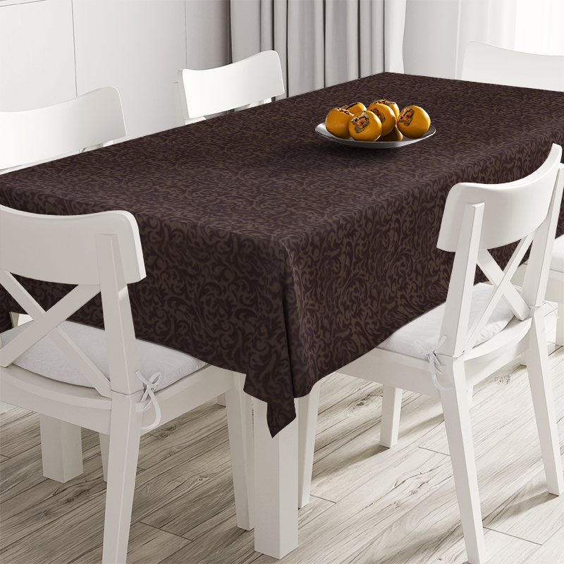 

Скатерть Time Textile Temza Chocolate Коричневый TT95496 150x180