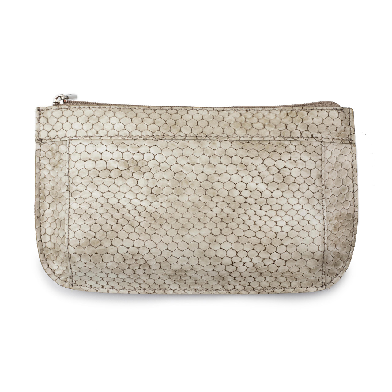 

Косметичка женская натуральная лаковая кожа ALORI, бежевая KS-01-4 Beige