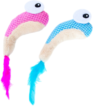

Игрушка для кошек Petstages Dental Shrimpies 2pk Mlt Дентал Креветки с кошачьей мятой 2 шт