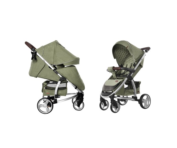 

Прогулочная коляска Carrello Vista CRL8505 с дождевиком, Бежевая в льне
