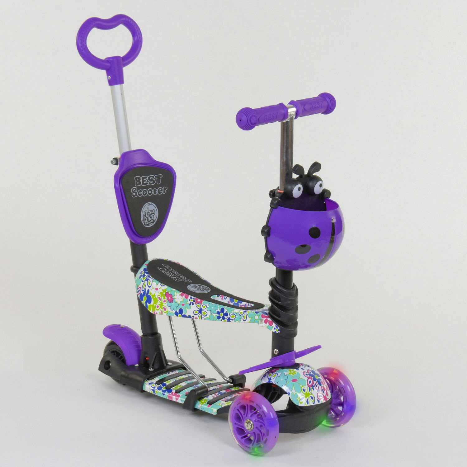 

Самокат 5 в 1 Best Scooter ABSTRACTION (SC8882)