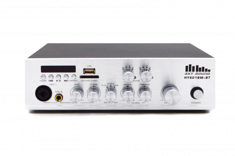 

Трансляционный усилитель SKY SOUND HY-601MB+BT (2-ZONE/2*60W) (4839830)