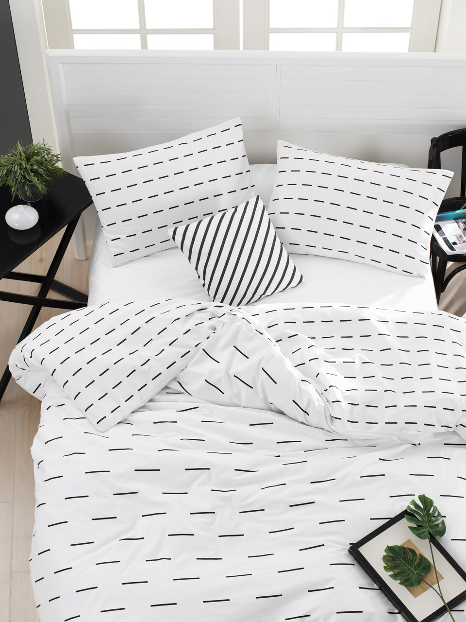 

Постельное белье Lotus Home Perfect Ranforce - Lace белый евро