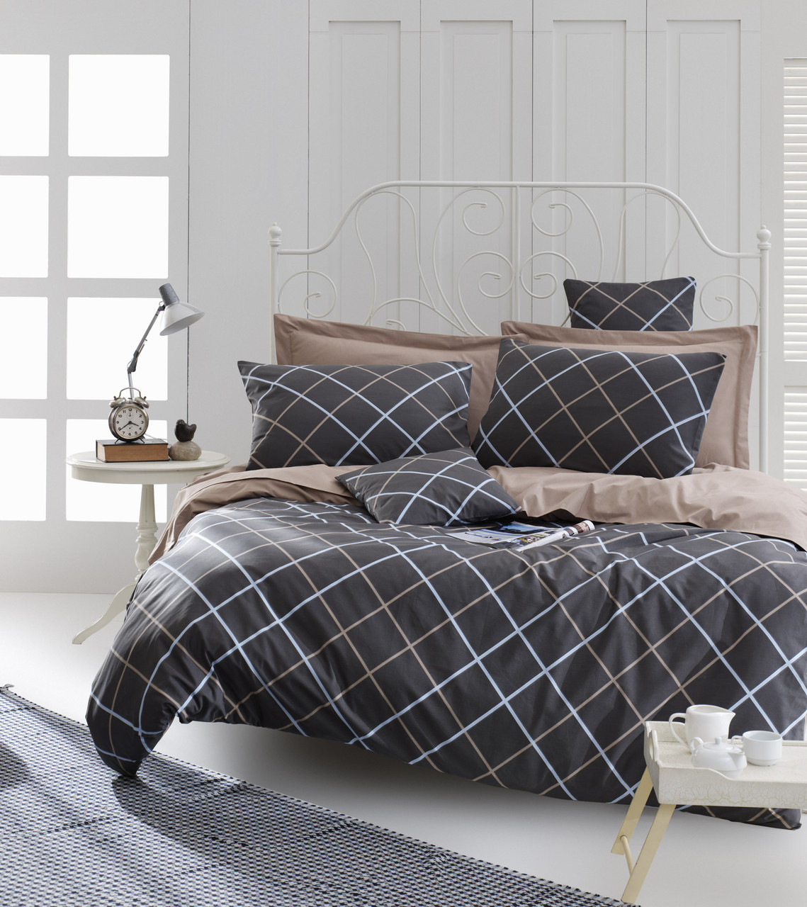 

Постельное белье Lotus Home Perfect Ranforce - Ride кофе евро