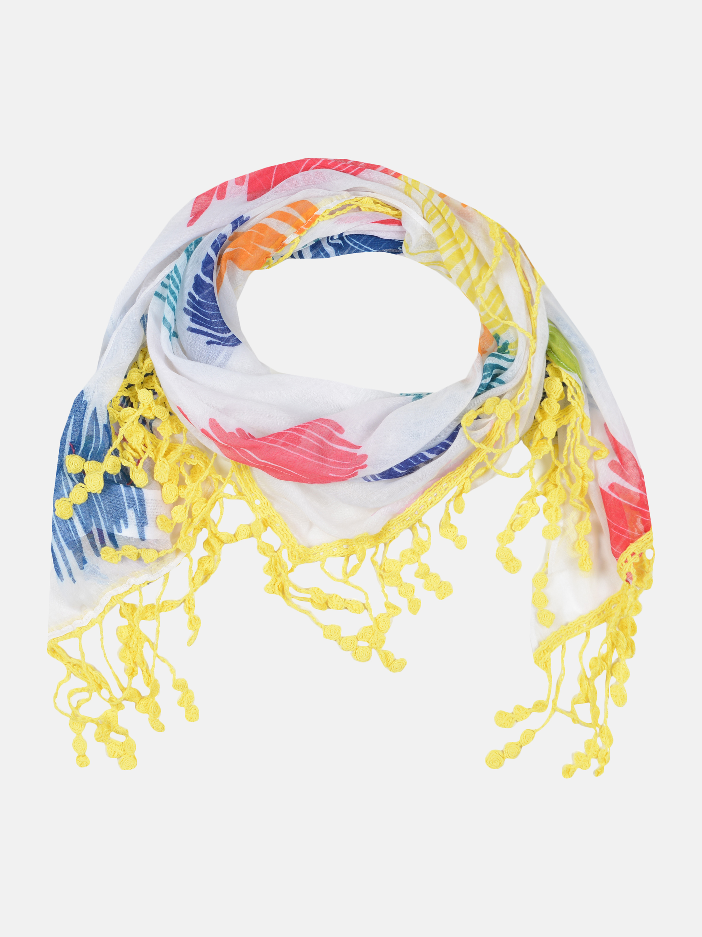 

Платок Desigual 74W9EB5/1000 Белый с принтом