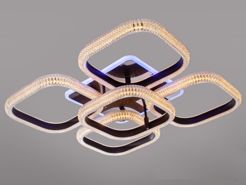 

Люстра Потолочная LED-люстра с диммером и подсветкой, 140W MX66001/4+1CF LED 3color dimmer (LI10352)