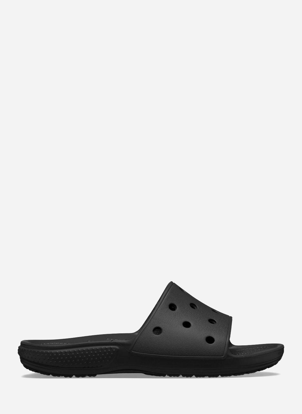 

Шлепанцы Crocs Jibbitz Classic Slide Черные 206121-001-M8/W10 41-42 25.5 см Черные