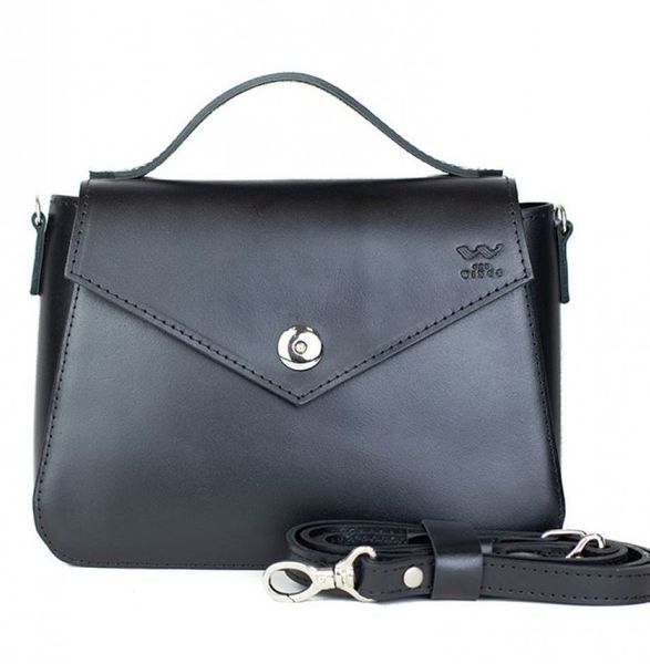 

Женская кожаная сумка The Wings Lili черная TW-LILY-BLACK-KSR