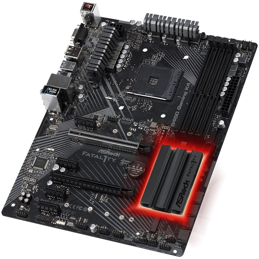 

Материнская плата ASRock FATAL1TY B450 GAMING K4 (sAM4, AMD B450)