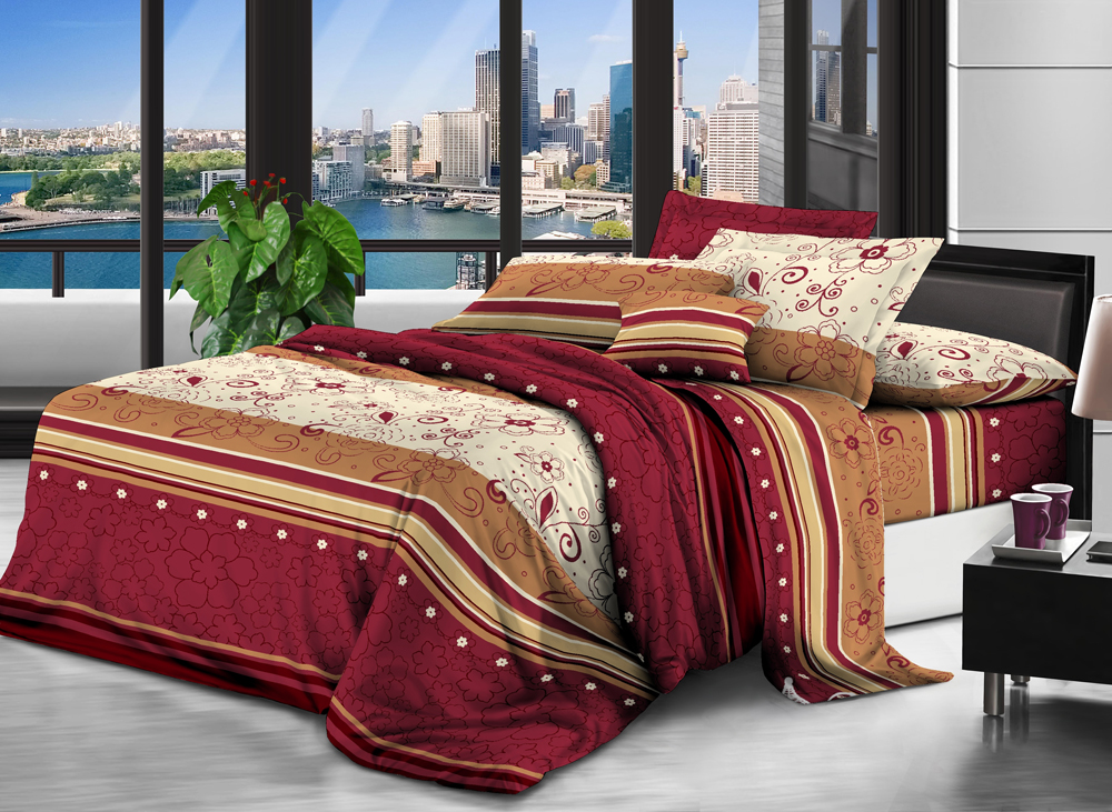 

Комплект постельного белья Modern Микросатин 15-0104 Quince Евро