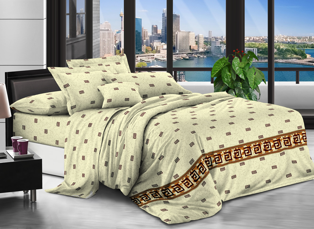 

Комплект постельного белья Modern Микросатин 15-0109 Barber King Size