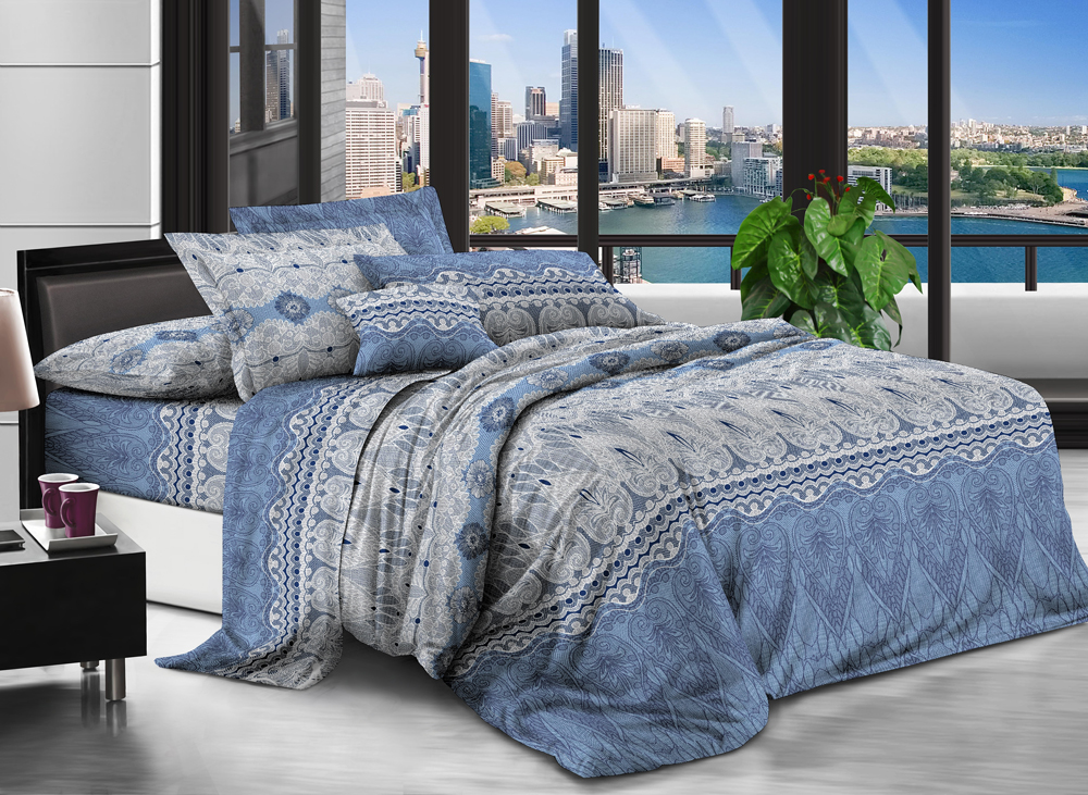 

Комплект постельного белья Modern Микросатин 15-0110 Sycamore Семейный