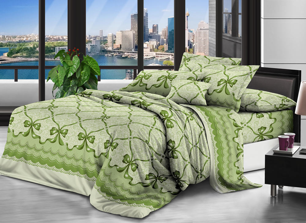 

Комплект постельного белья Modern Микросатин 15-0114 Lemon Семейный 160х220
