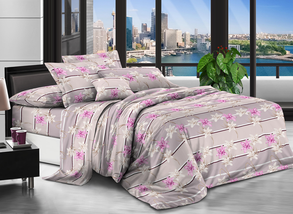 

Комплект постельного белья Modern Микросатин 15-0116 Florist Евро