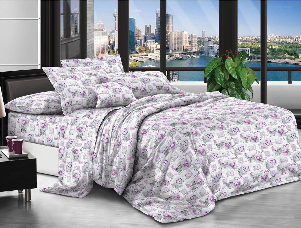 

Комплект постельного белья Modern Микросатин 15-0119 Dancer Семейный 160х220