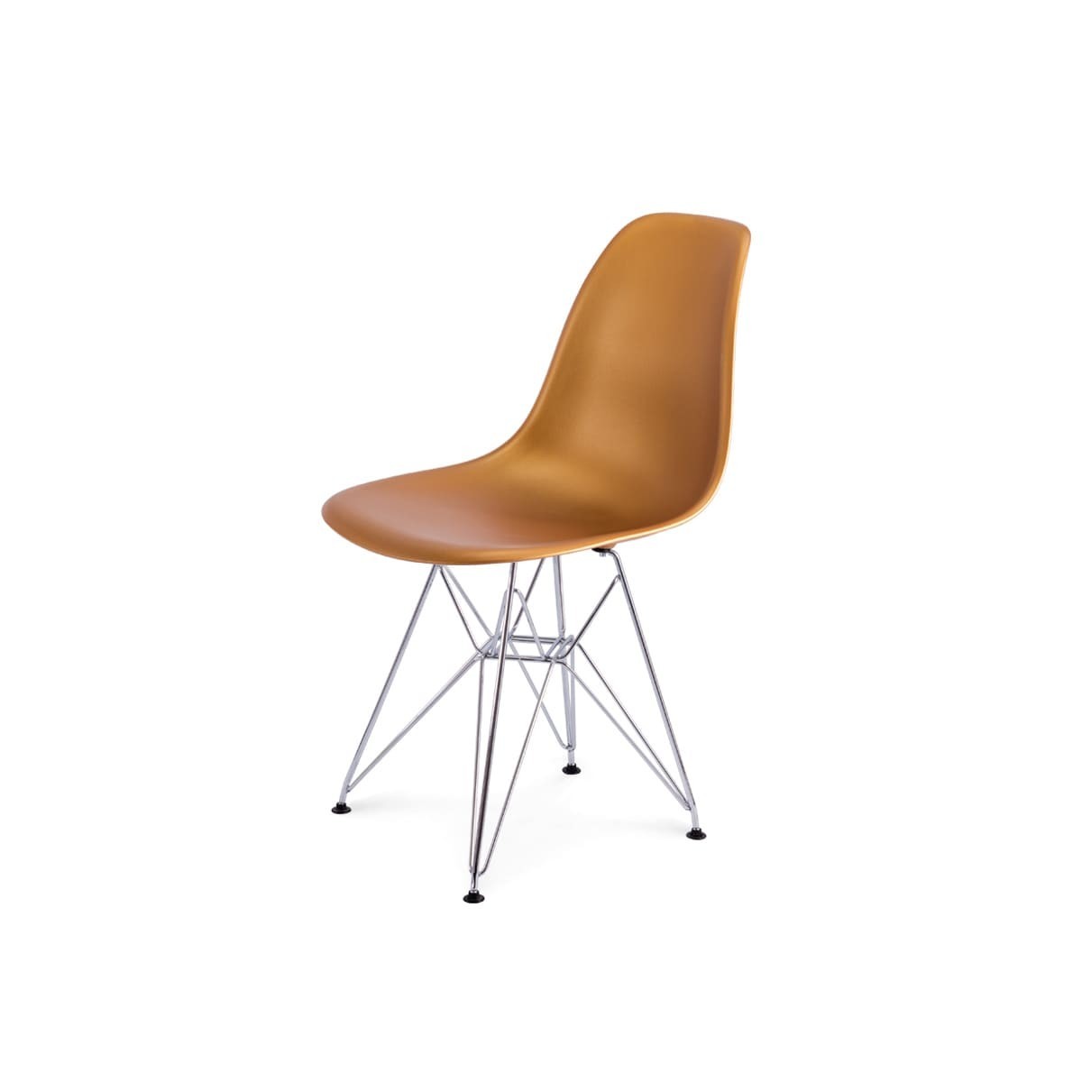 

Стул CoolArt Eames DSR (сиденье пластик, ножки хромированный металл) золото