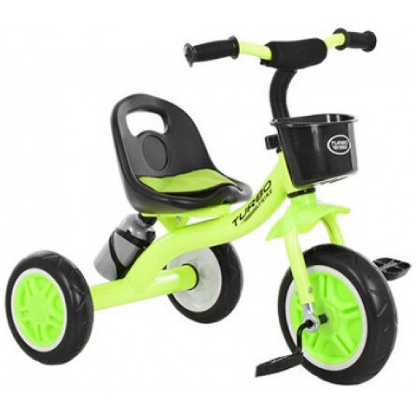 

Детский трехколесный велосипед Best Trike «TURBOTRIKE» M 3197-M-2 с EVA колесами и бутылкой для воды Салатовый