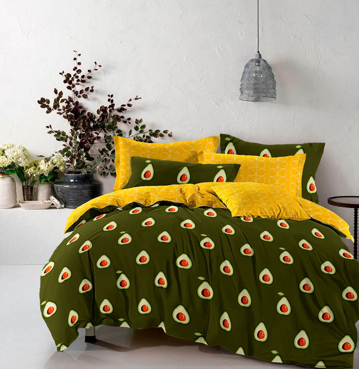 

Пододеяльник MirSon Бязь Premium 17-0435 Avocado 143х210