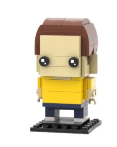 

Милая фигурка MOC Brickheadz Morty Smith модель 89 шт. строительные блоки кирпичи сделай сам 3-5 см