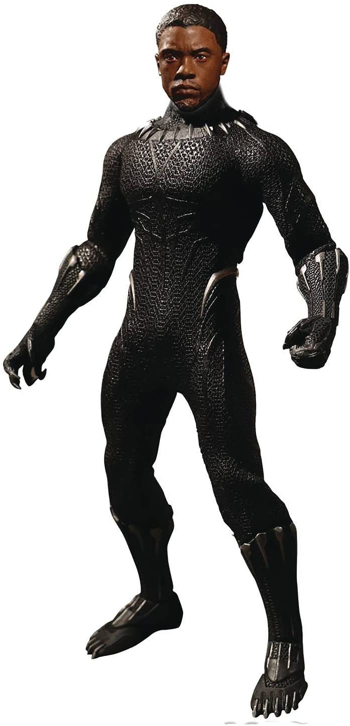 

Mezco One: 12 - фигурка Черная пантера Black Panter One: 12 Коллективная фигура ПВХ 17 см