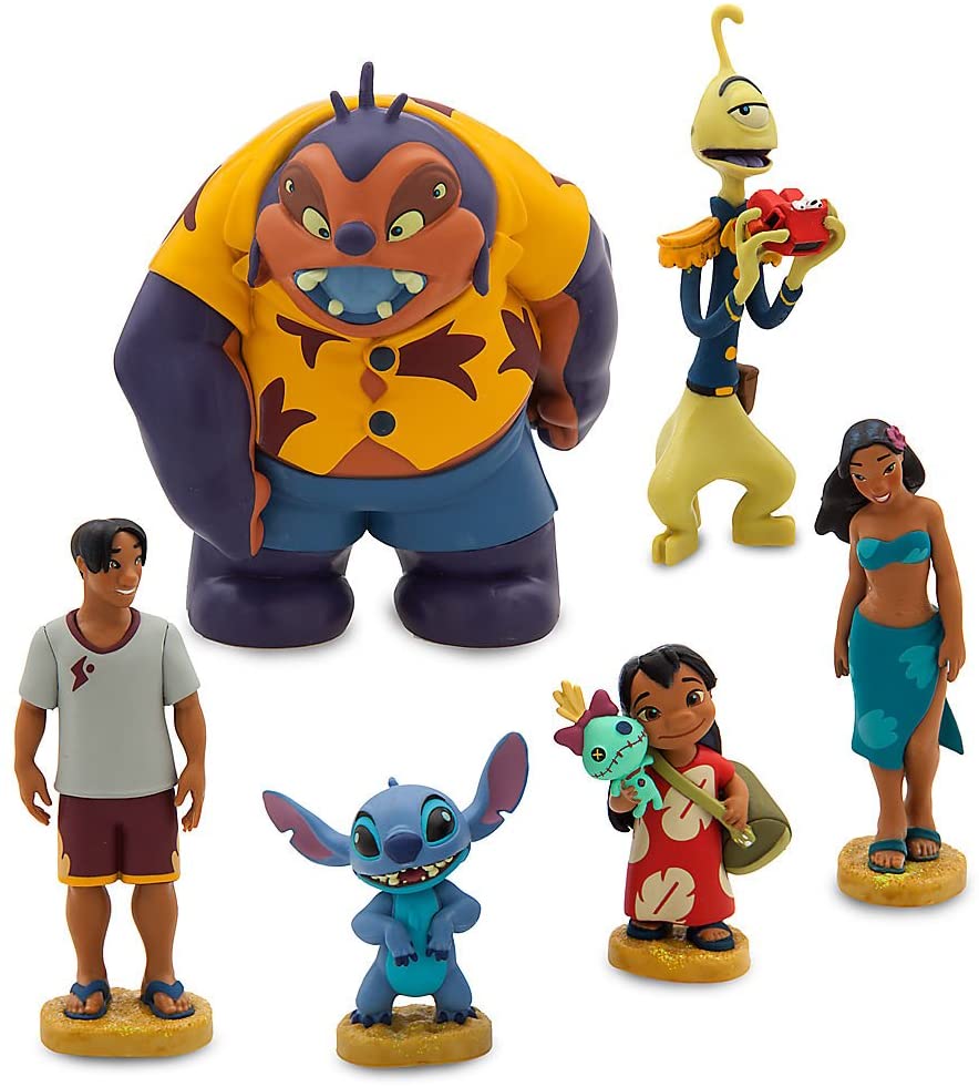 

набор фигурок LILO AND STICH isi 6 шт Лило и Стич 5-12 см ПВХ