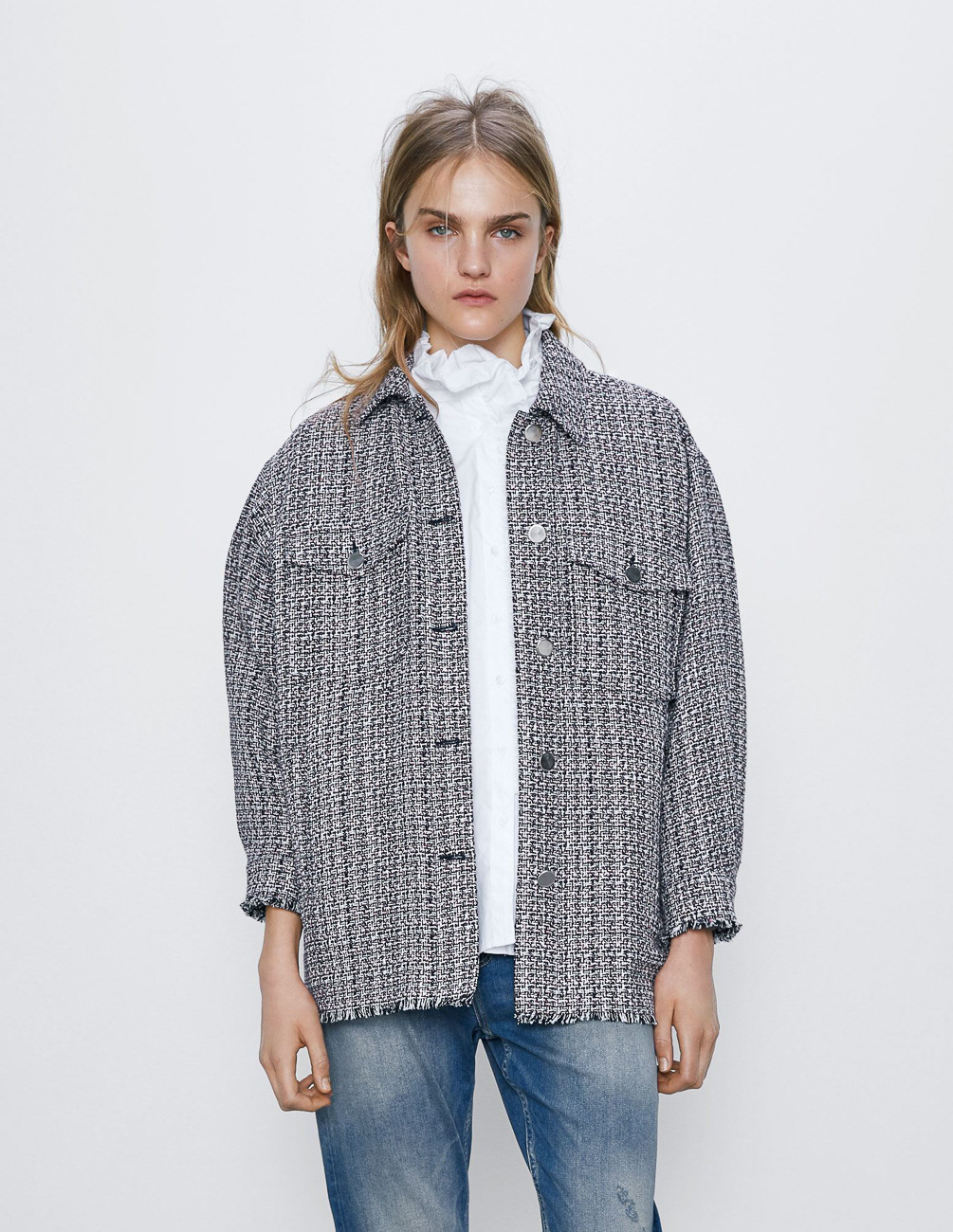 

Рубашка Zara Ж1059560 (2232/160/068) цвет серый XXL