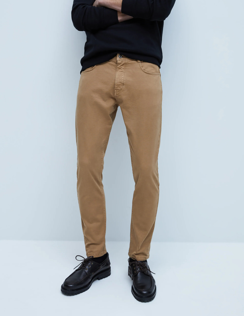 

Брюки Zara М0109005 (6786/470/707) цвет коричневый 34