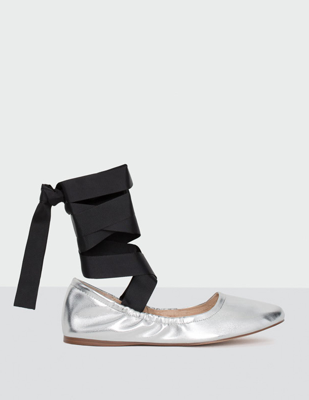 

Балетки PULL & BEAR ЖО000474 (1160/211/092) цвет серебро 37