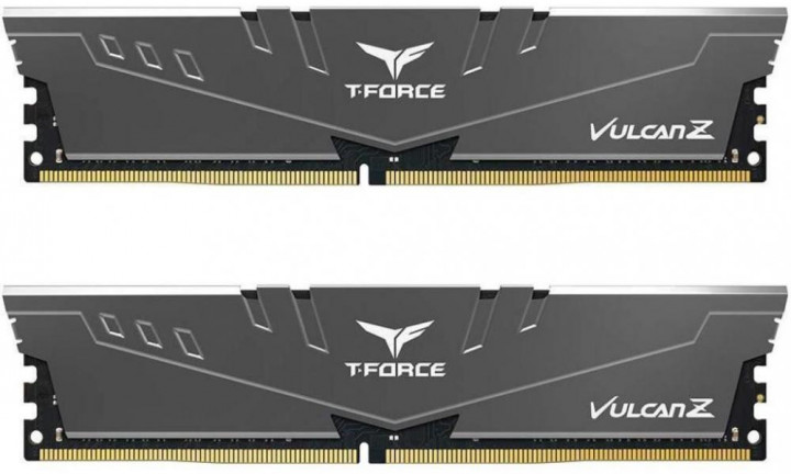 

Память 8Gb x 2 (16Gb Kit) DDR4, 3200 MHz, Team Vulcan Z, Gray, 16-18-18-38, 1.35V, с радиатором (TLZGD416G3200HC16CDC)