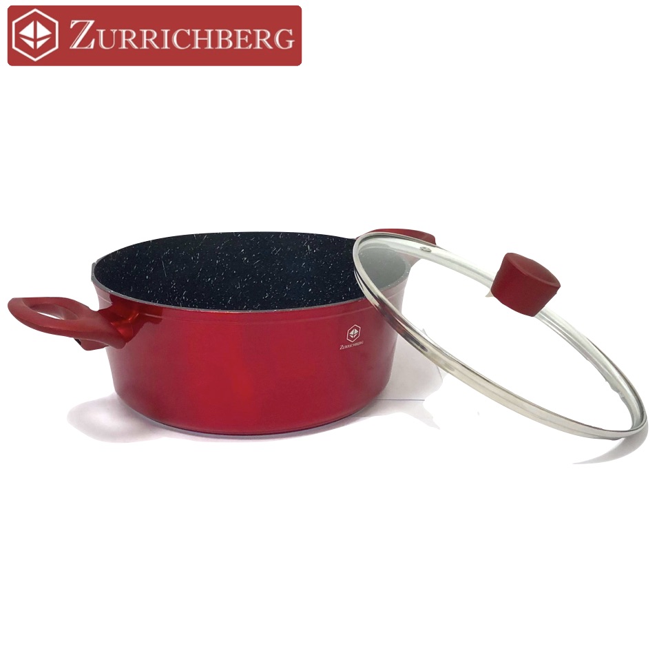

Кастрюля с мраморным покрытием 4,5 л Zurrichberg ZBP-7150 red