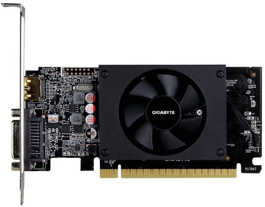 

Gigabyte GeForce GT710 2GB DDRR5 64bit low profile