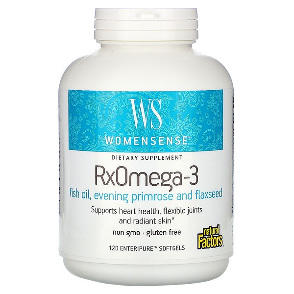 

Омега Natural factors women sense omega-3 120 шт