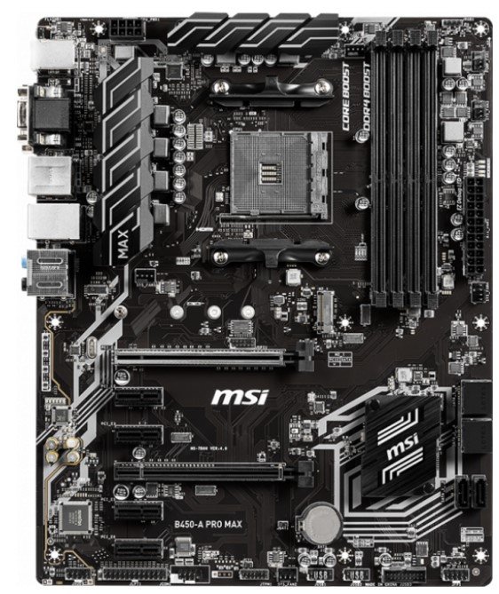 

Материнcкая плата MSI B450-A_PRO_MAX sAM4 B450 4xDDR4 HDMI-DVI-VGA M2 ATX