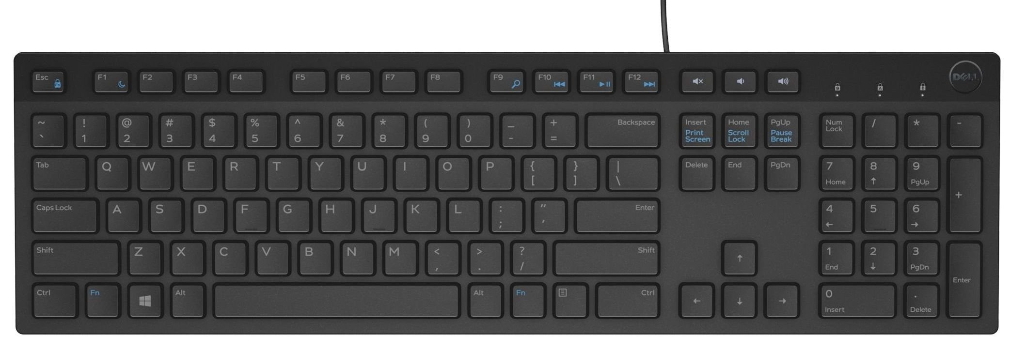 

Клавиатура Dell Multimedia Keyboard-KB216 Russian (QWERTY) - Black