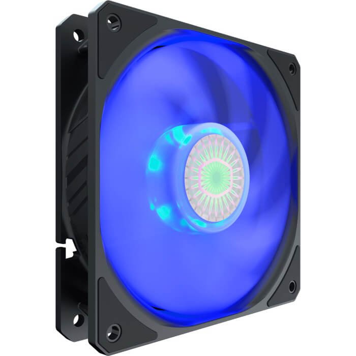 

Cooler Master Корпусный вентилятор Cooler Master SickleFlow 120 Blue LED,120мм,650-1800об/мин,Single pack w/o HUB