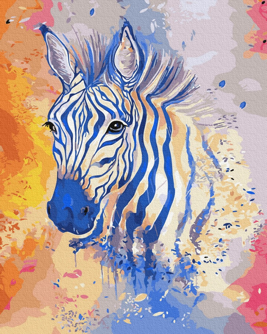 

Картина по номерам - Яркая зебра Brushme 40*50см. (GX32080)