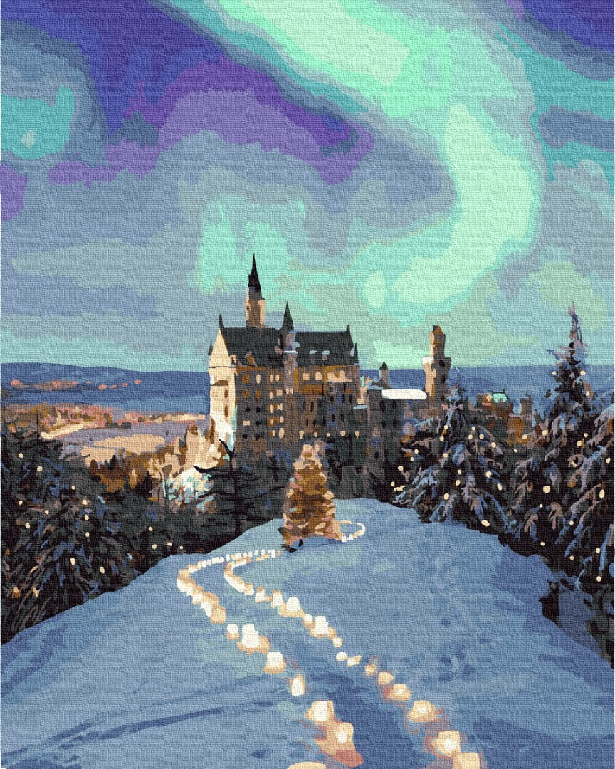 

Картина по номерам - Сказочный замок Brushme 40*50см. (GX31179)