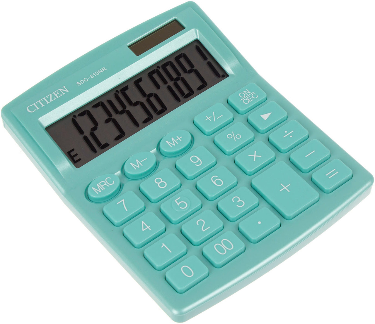 

Калькулятор Citizen 10-разрядный литиевая + солнечная батарея 124 х 102 х 25 мм SDC810NRGRE-green