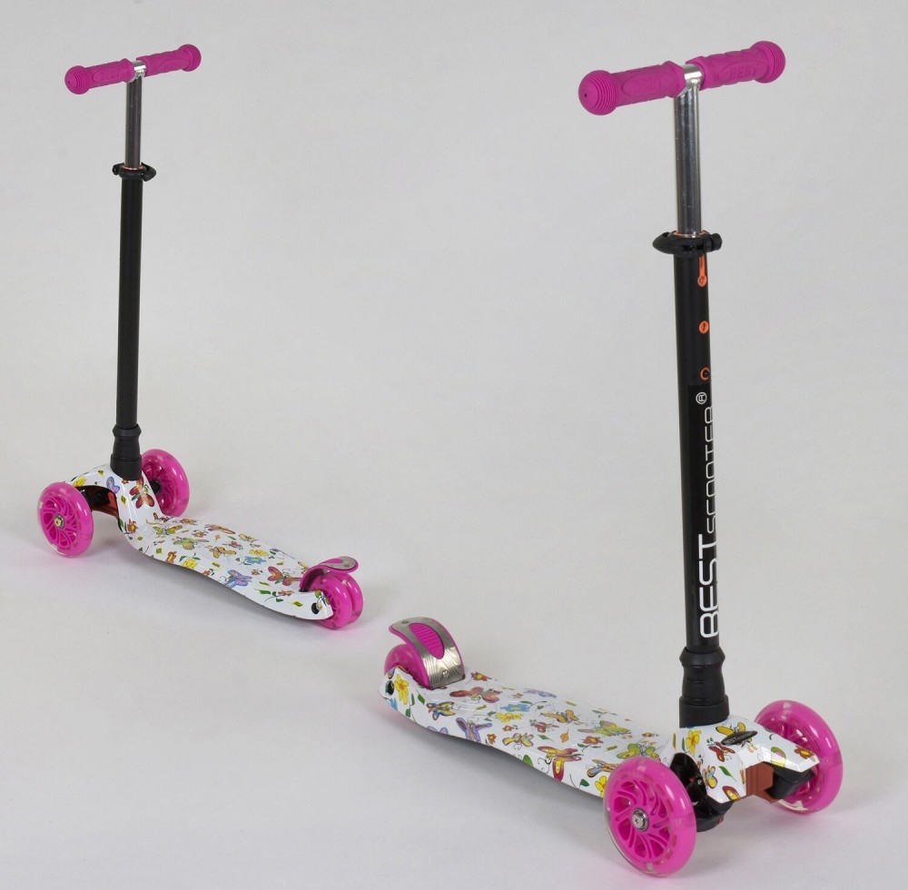 

Самокат детский Scooter BEST Maxi Graffics (Бабочки) (2T1047)