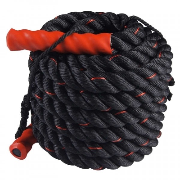 

Канат для кроссфита SportVida Battle Rope 15 м SV-HK0173 Боевой канат Черный