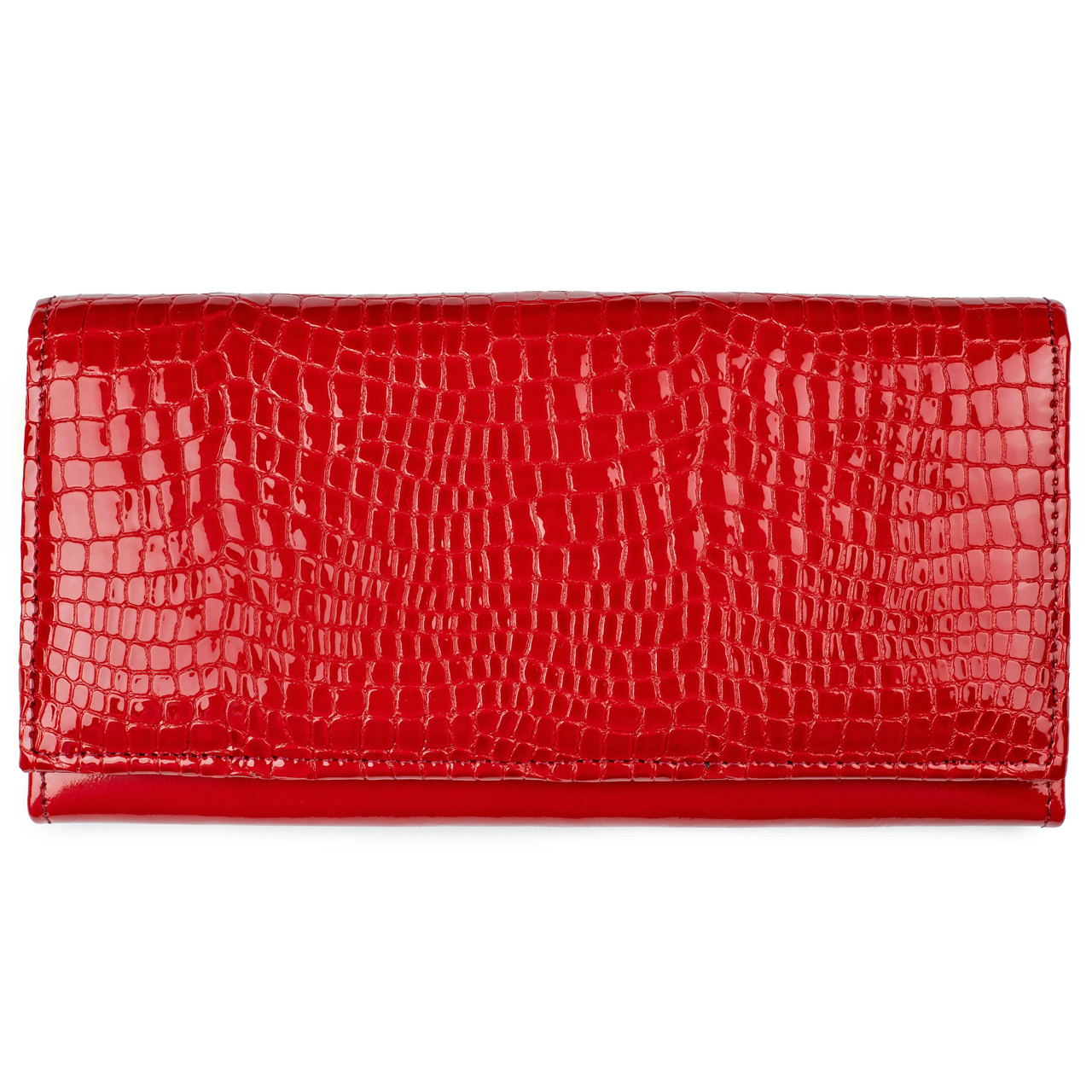 

Кошелёк женский натуральная лаковая кожа ALORI, красный KO-02-4/2 Red
