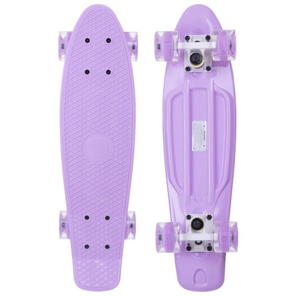 

Пенни Борд Fish Skateboard penny Светятся колеса Лиловый 57см (FL1)