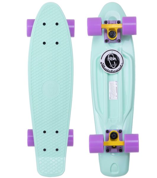 

Пенни Борд Fish Skateboards penny board Pastel Мятный 57 см пенни борд (FP1)